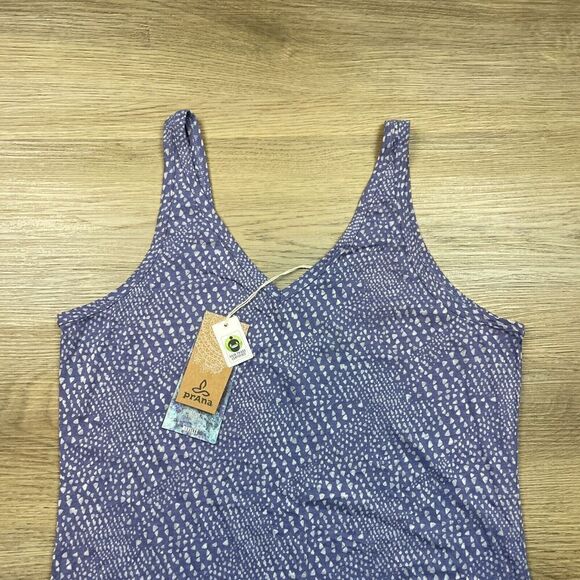 Prana Tank Top Womens Small Purple Abbie Yoga Casual Basic - Picture 2 of 10